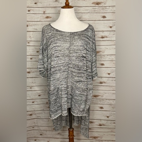 Free People Sweaters - Free People linen-blend oversized sweater tunic